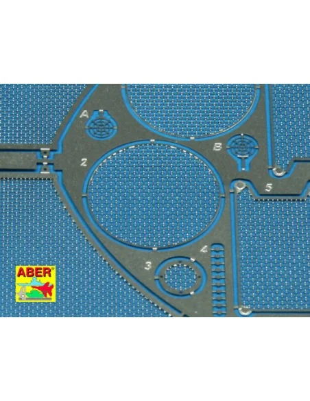Grilles for Sd.Kfz. 182 King Tiger (Henshel Turret), 1/35 - Aber Mo...