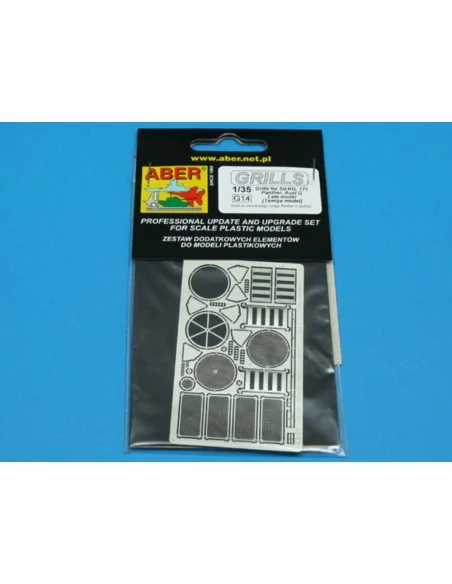 Grilles for Sd.Kfz. 171 Panther, Ausf G-late model, 1/35 - Aber Mod...