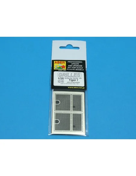 Grilles for Sd.Kfz. 181 Tiger I, 1/35 - Aber Models 35G15