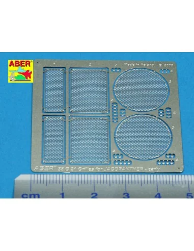 Grilles for Jagdpanther Ausf.G1 early, 1/35 - Aber Models 35G21