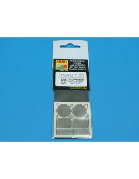 Grilles for Jagdpanther Ausf.G1 early, 1/35 - Aber Models 35G21