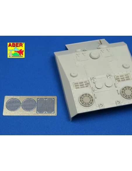 Grilles for German Geschützwagen Tiger für17 cm Kanone, 1/35 - Aber...