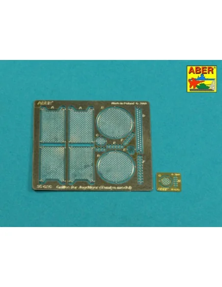 Grilles for Sd.Kfz.186 Jagdtiger, 1/35 - Aber Models 35G25