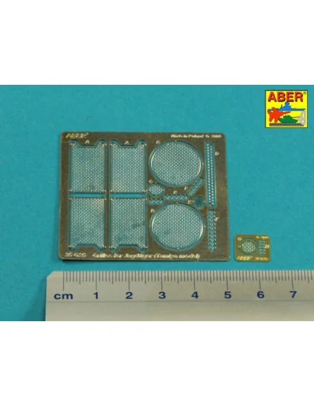 Grilles for Sd.Kfz.186 Jagdtiger, 1/35 - Aber Models 35G25