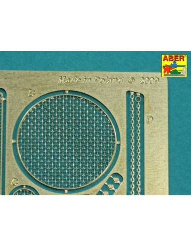 Grilles for Sd.Kfz.186 Jagdtiger, 1/35 - Aber Models 35G25