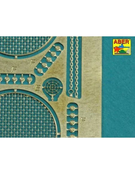Grilles for Sd.Kfz.186 Jagdtiger, 1/35 - Aber Models 35G25
