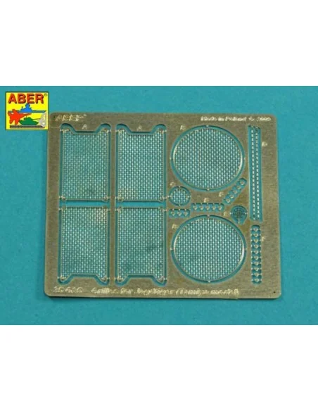 [NO_DESC] Grilles for Sd.Kfz.186 Jagdtiger, 1/35 - Aber Models 35G25