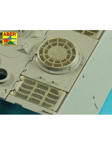[NO_DESC] Grilles for Sd.Kfz.186 Jagdtiger, 1/35 - Aber Models 35G25