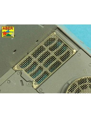 [NO_DESC] Grilles for Sd.Kfz.186 Jagdtiger, 1/35 - Aber Models 35G25