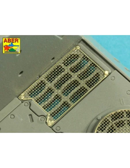 Grilles for Sd.Kfz.186 Jagdtiger, 1/35 - Aber Models 35G25