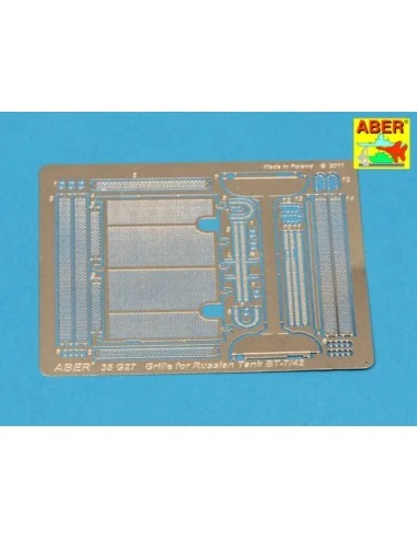 Grilles for BT-7 or BT-42, 1/35 - Aber Models 35G27