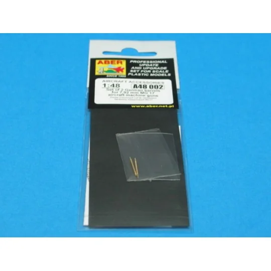 2 barrels for MG 17, 1/48 - Aber Models A48 002