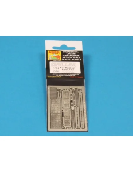Grilles for Russian tank T-55 also Tiran 5, 1/35 - Aber Models 35G28