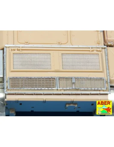 Grilles for Russian tank T-55 also Tiran 5, 1/35 - Aber Models 35G28