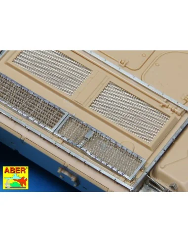Grilles for Russian tank T-55 also Tiran 5, 1/35 - Aber Models 35G28