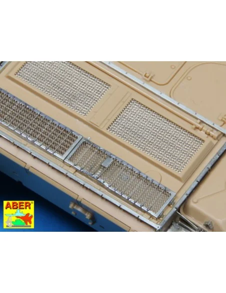 Grilles for Russian tank T-55 also Tiran 5, 1/35 - Aber Models 35G28