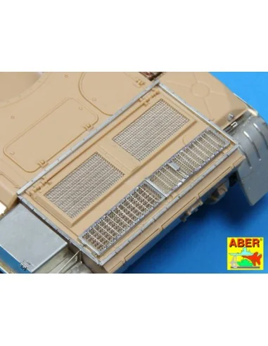 Grilles for Russian tank T-55 also Tiran 5, 1/35 - Aber Models 35G28