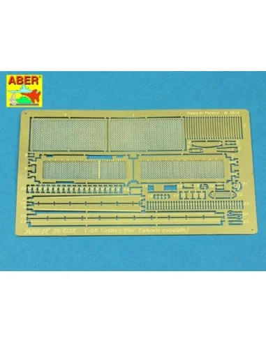 Grilles for T-55AM also for T-55AMV, 1/35 - Aber Models 35G32