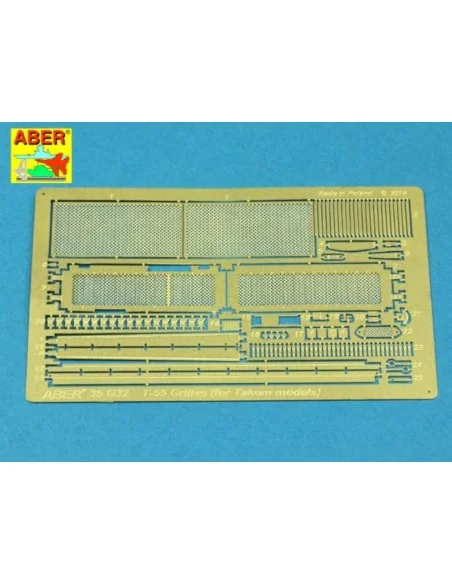 Grilles for T-55AM also for T-55AMV, 1/35 - Aber Models 35G32