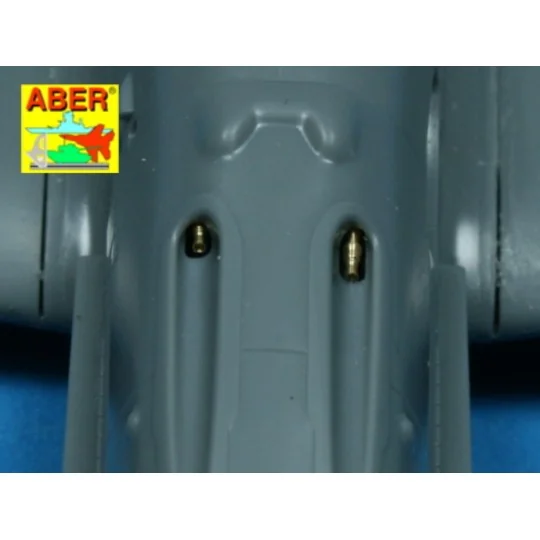 4 barrels tips for MG 17, 1/48 - Aber Models A48 003 4 barrels tips for MG 17, 1/48 - Aber Models A48 003
