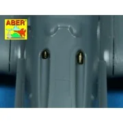 4 barrels tips for MG 17, 1/48 - Aber Models A48 003 4 barrels tips for MG 17, 1/48 - Aber Models A48 003
