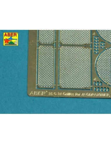 Grilles for Jagdpanther Ausf.G1 early (Meng), 1/35 - Aber Models 35G34