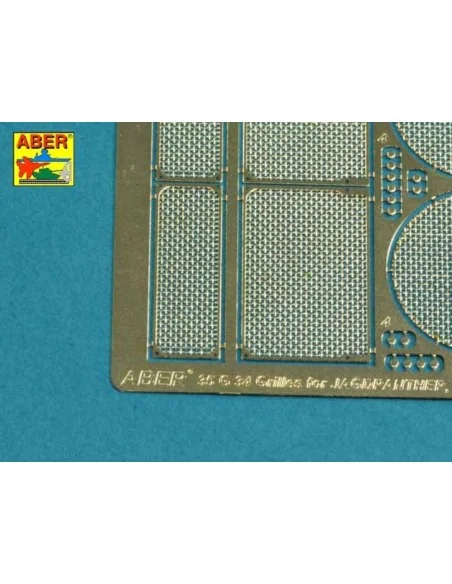 Grilles for Jagdpanther Ausf.G1 early (Meng), 1/35 - Aber Models 35G34