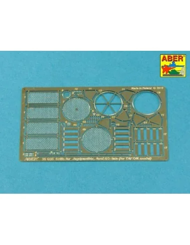 Grilles for Panther, Ausf.G & Jagdpnther, Ausf.G2-late models (Tako...