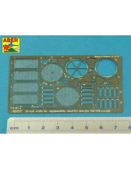 Grilles for Panther, Ausf.G & Jagdpnther, Ausf.G2-late models (Tako...