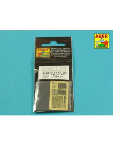 Grilles for Sd.Kfz. 250 “Alte” &“Nue” vehicles, 1/35 - Aber Models ...