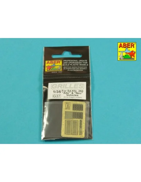 Grilles for Sd.Kfz. 250 “Alte” &“Nue” vehicles, 1/35 - Aber Models ...