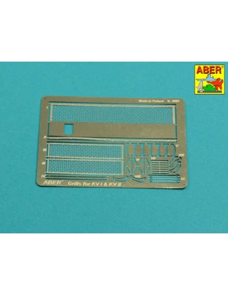 Grilles for KV I &KV II, 1/35 - Aber Models 35G39