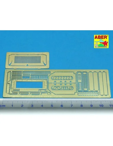 T-34/76 model 1941 vol.2 - grille cover set, 1/48 - Aber Models 48009