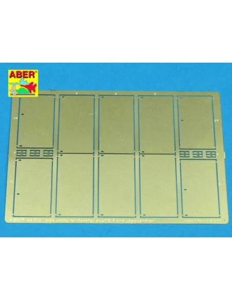 Side skirts for Panther Ausf.G, and Jagdpanther, 1/48 - Aber Models...