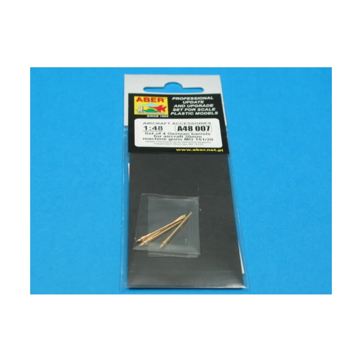 4 barrels for MG 151/20, 1/48 - Aber Models A48 007