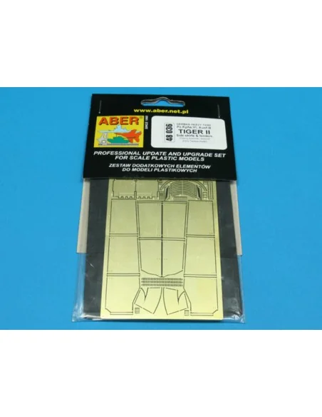 [NO_DESC] TIGER II -Side skiirts fenders, 1/48 - Aber Models 48036