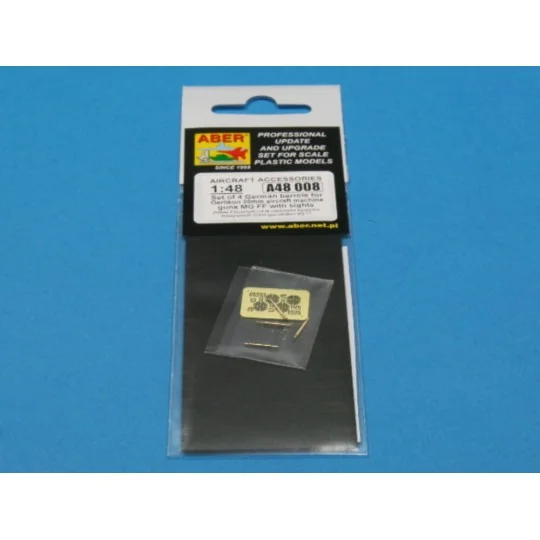 4 barrels for MG FF, 1/48 - Aber Models A48 008