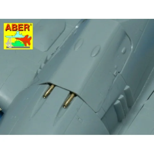 4 barrel tips MG 131, 1/48 - Aber Models A48 011 4 barrel tips MG 131, 1/48 - Aber Models A48 011