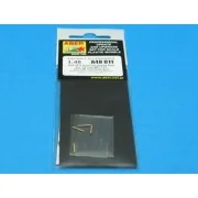 4 barrel tips MG 131, 1/48 - Aber Models A48 011 4 barrel tips MG 131, 1/48 - Aber Models A48 011