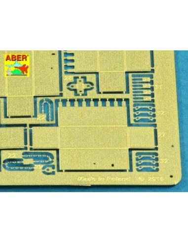 Anti-Aircraft Gun ARMOUR for Flak 36/37, 1/48 - Aber Models 48050