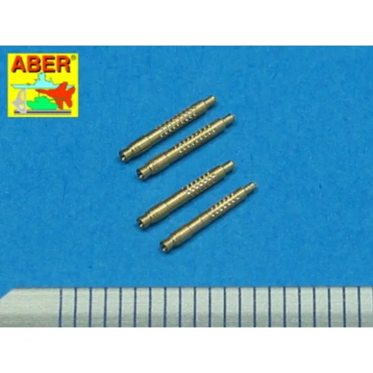 4 barrel tips MG 131 - Aber Models A48 011