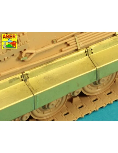 [NO_DESC] Jagdtiger –Side Skirts -(Tamiya), 1/48 - Aber Models 48054