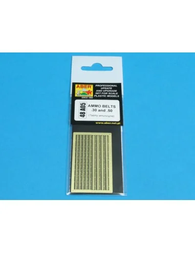 Ammo belts .30 and .50, 1/48 - Aber Models 48 A05