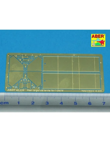 Rear large fuel tanks for T-34/76, 1/48 - Aber Models 48 A06
