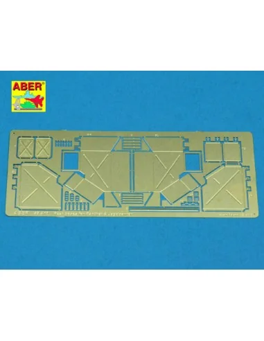 Rear boxes for Panther tanks & Jagdpanther, 1/48 - Aber Models 48 A10