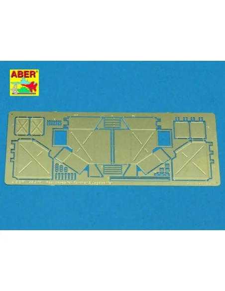 Rear boxes for Panther tanks & Jagdpanther, 1/48 - Aber Models 48 A10