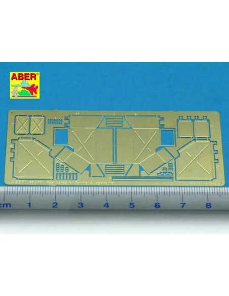 Rear boxes for Panther tanks & Jagdpanther, 1/48 - Aber Models 48 A10