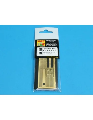 Grilles for KV I & KV II, 1/48 - Aber Models 48 A16