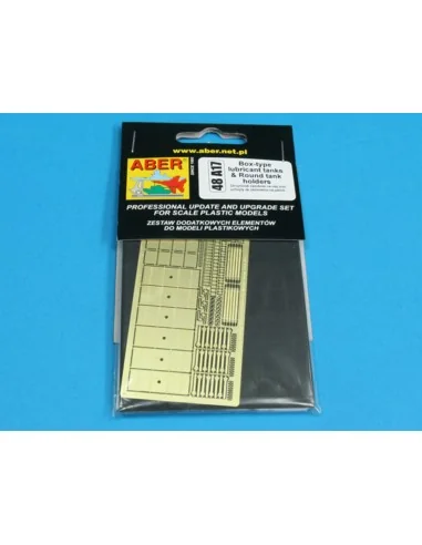 Box-type lubricant tanks & Round tank holders, 1/48 - Aber Models 4...