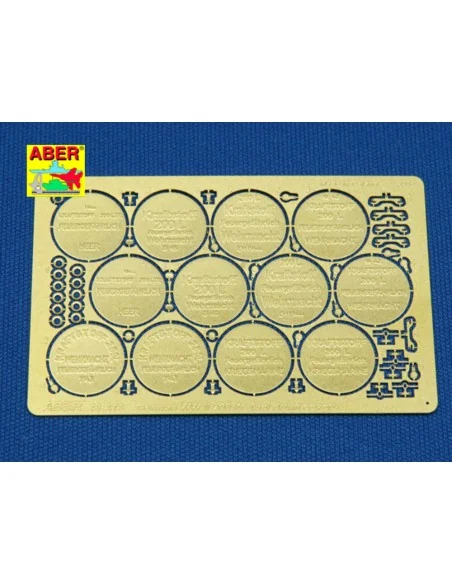 German WWII 200 Ltr. fuel drum covers, 1/48 - Aber Models 48 A18